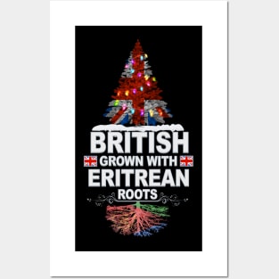 British Grown With Eritrean Roots - Gift for Eritrean With Roots From Eritrea Posters and Art